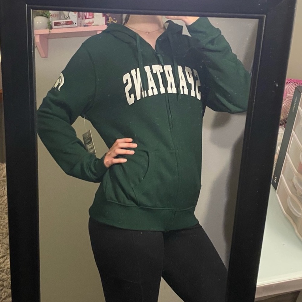 Michigan State University Zip Sweatshirt